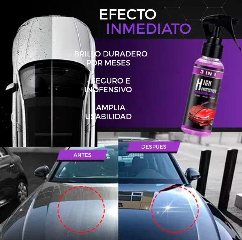 CeramiShield™ - SPRAY DE RECUBRIMIENTO CERÁMICO 3 EN 1