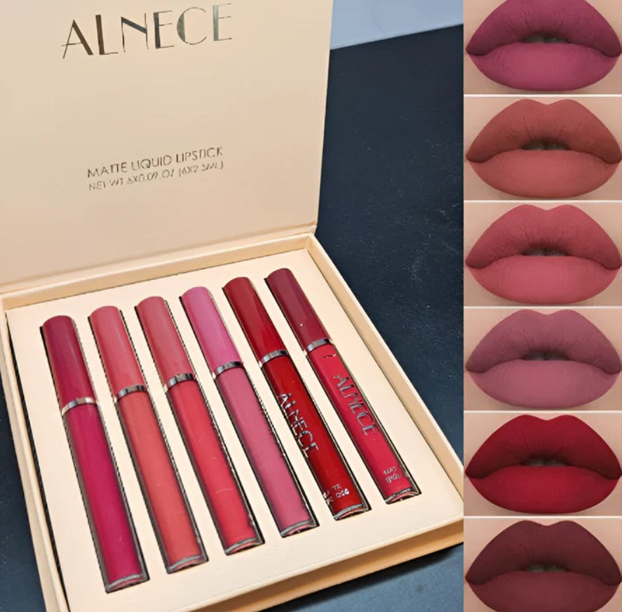 Glamatte™ - SET DE LABIALES MATTE X6 ALNECE