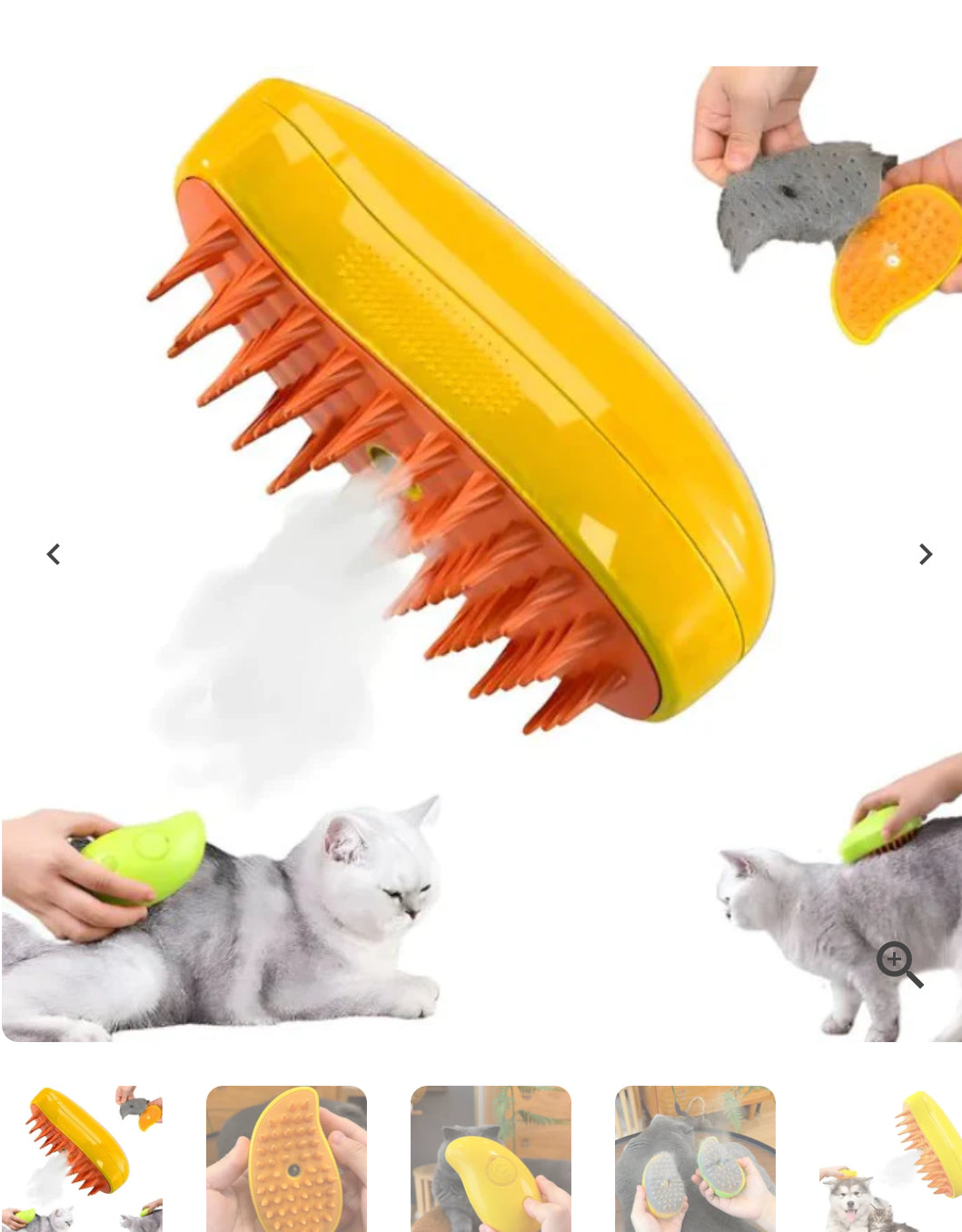 PawVap™ - Cepillo a vapor mascota
